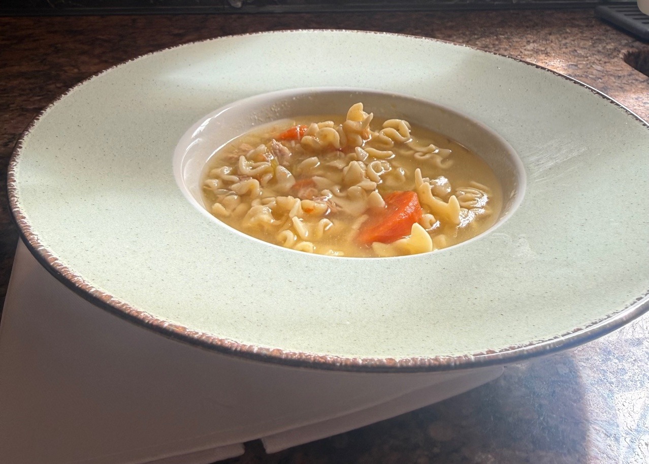 A bowl of soup
